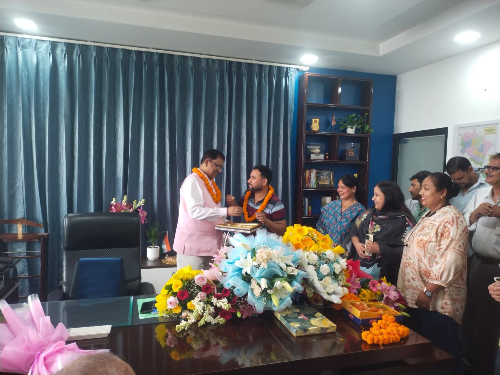 संविदा कर्मचारियों को समान वेतन सहित सभी समस्याओं का होगा समाधान : पी.सी. ध्यानी