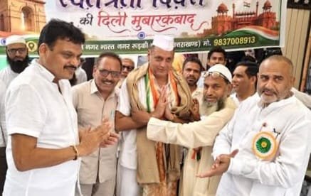 कांग्रेसियों ने हर्षोल्लास से मनाया स्वतंत्रता दिवस,कर्तव्यों का पालन कर राष्ट्र को करें मजबूत,सचिन गुप्ता